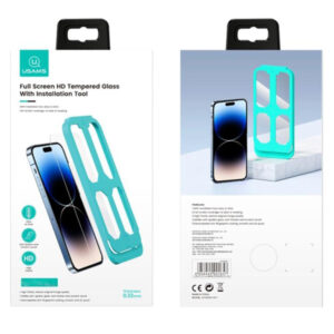 USAMS tempered glass με kit τοποθέτησης για iPhone 14 Pro Max | Αξεσουάρ κινητών | elabstore.gr