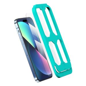 USAMS tempered glass με kit τοποθέτησης για iPhone 14 Pro Max | Αξεσουάρ κινητών | elabstore.gr