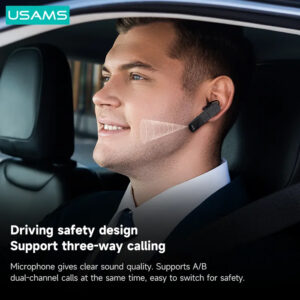 USAMS Bluetooth μονό earphone USAMS-BT2, 100mAh, 3-way κλήσεις, μαύρο | eLabstore.gr USAMS Bluetooth μονό earphone USAMS-BT2, 100mAh, 3-way κλήσεις, μαύρο | Αξεσουάρ κινητών | elabstore.gr