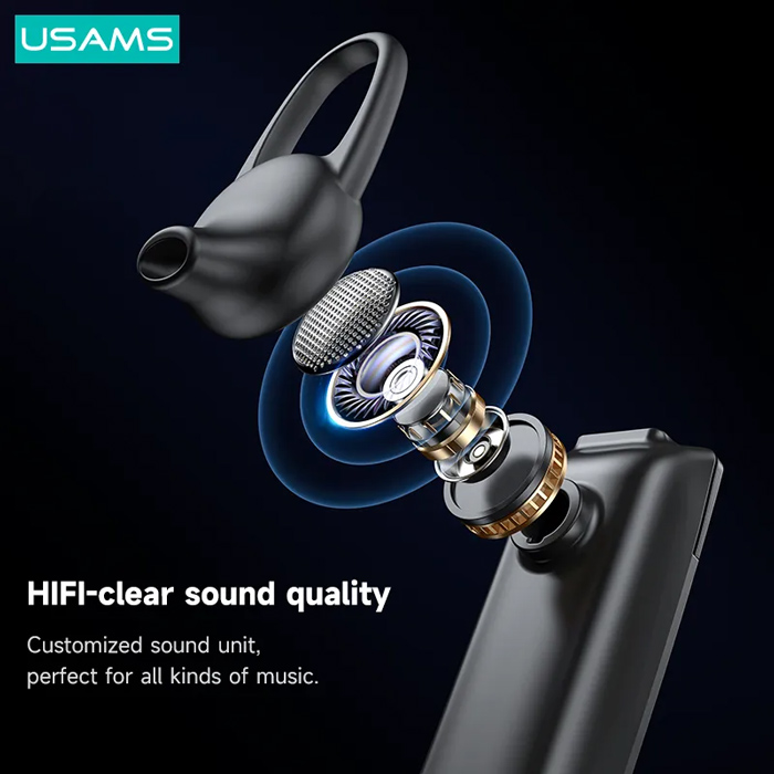 USAMS Bluetooth μονό earphone USAMS-BT2, 100mAh, 3-way κλήσεις, μαύρο | eLabstore.gr USAMS Bluetooth μονό earphone USAMS-BT2, 100mAh, 3-way κλήσεις, μαύρο | Αξεσουάρ κινητών | elabstore.gr