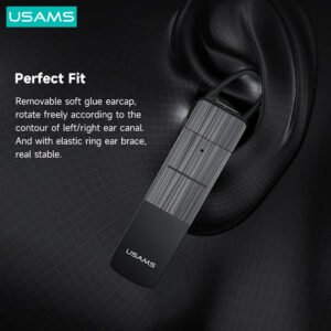 USAMS Bluetooth μονό earphone USAMS-BT2, 100mAh, 3-way κλήσεις, μαύρο | eLabstore.gr USAMS Bluetooth μονό earphone USAMS-BT2, 100mAh, 3-way κλήσεις, μαύρο | Αξεσουάρ κινητών | elabstore.gr