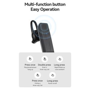 USAMS Bluetooth μονό earphone USAMS-BT2, 100mAh, 3-way κλήσεις, μαύρο | eLabstore.gr USAMS Bluetooth μονό earphone USAMS-BT2, 100mAh, 3-way κλήσεις, μαύρο | Αξεσουάρ κινητών | elabstore.gr