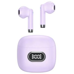 USAMS earphones με θήκη φόρτισης USAMS-IA, True Wireless, μωβ | Αξεσουάρ κινητών | elabstore.gr