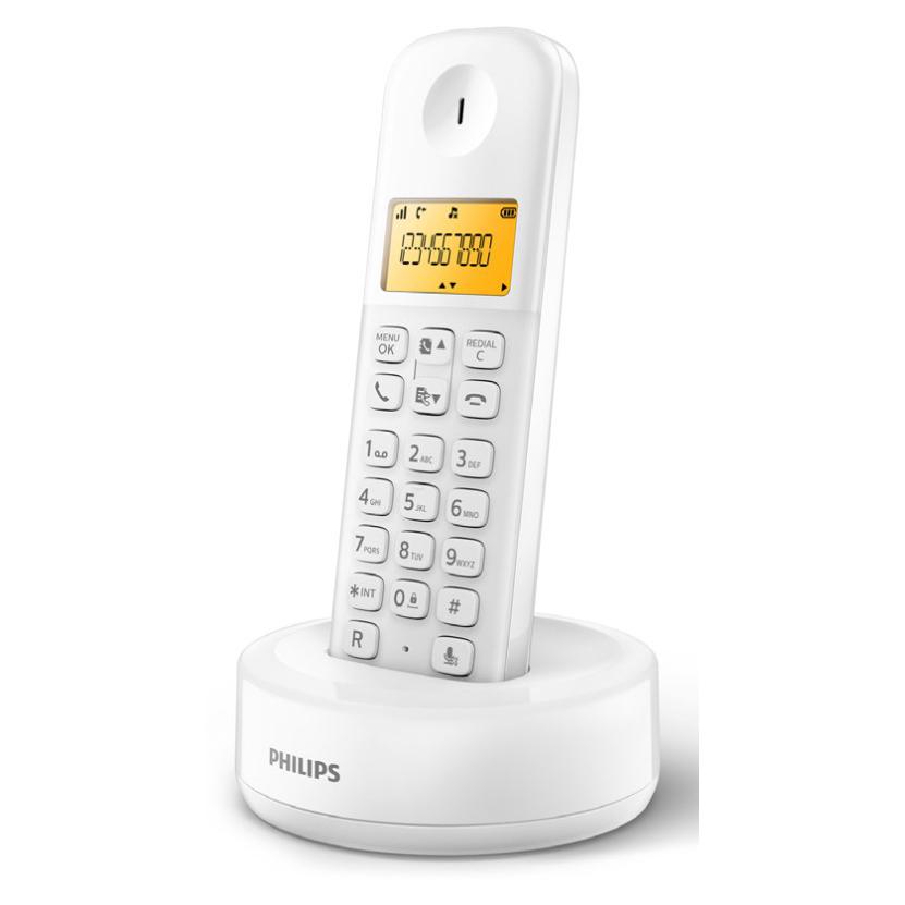 PHILIPS ασύρματο τηλέφωνο D1601W-34, με ελληνικό μενού, λευκό | eLabstore.gr PHILIPS ασύρματο τηλέφωνο D1601W-34, με ελληνικό μενού, λευκό | Τηλεφωνία | elabstore.gr
