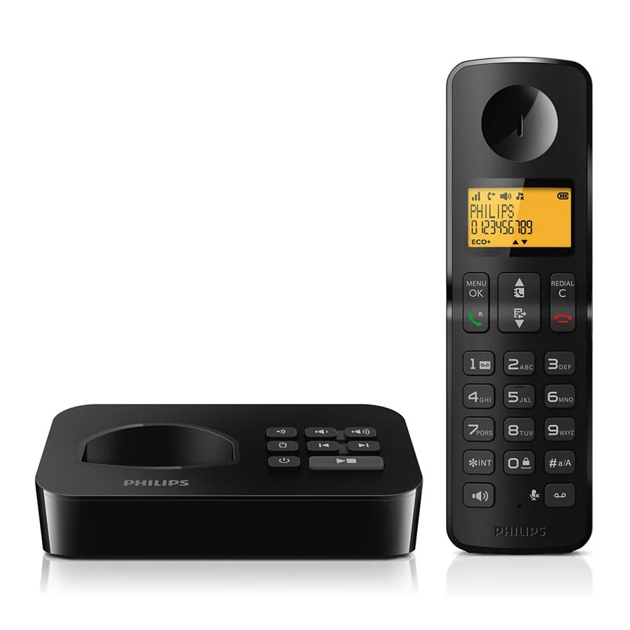 PHILIPS ασύρματο τηλέφωνο D2651B-34, με ελληνικό μενού, μαύρο | eLabstore.gr PHILIPS ασύρματο τηλέφωνο D2651B-34, με ελληνικό μενού, μαύρο | Τηλεφωνία | elabstore.gr