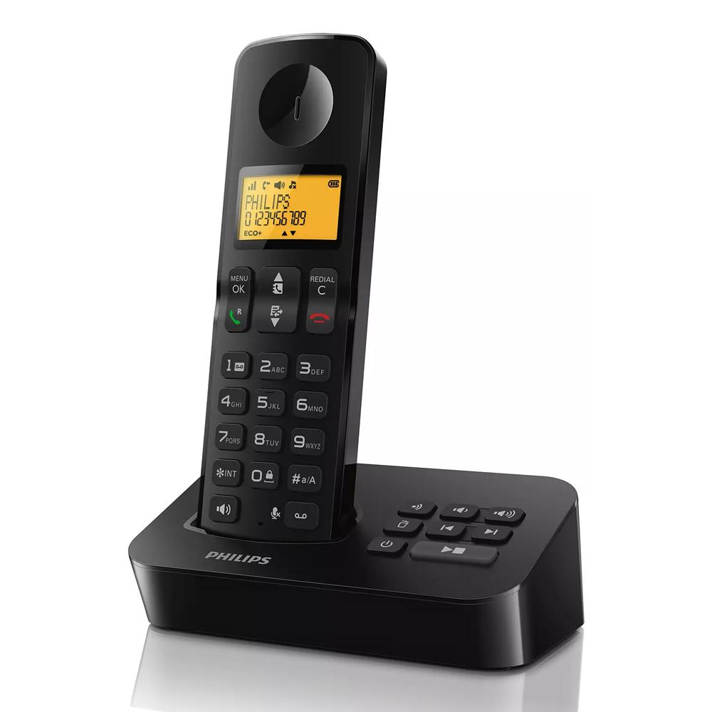 PHILIPS ασύρματο τηλέφωνο D2651B-34, με ελληνικό μενού, μαύρο | eLabstore.gr PHILIPS ασύρματο τηλέφωνο D2651B-34, με ελληνικό μενού, μαύρο | Τηλεφωνία | elabstore.gr