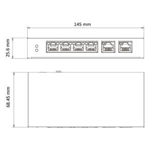 HIKVISION Managed switch DS-3E1106HP-EI, 4x PoE & 2x RJ45 ports, 100Mbps | eLabstore.gr HIKVISION Managed switch DS-3E1106HP-EI, 4x PoE & 2x RJ45 ports, 100Mbps | Κάμερες Ασφαλείας | elabstore.gr