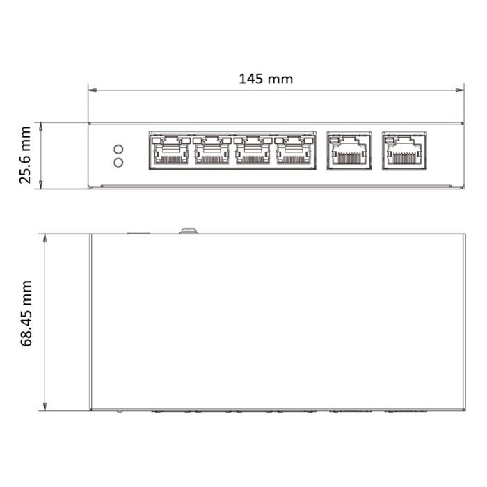 HIKVISION Managed switch DS-3E1106HP-EI, 4x PoE & 2x RJ45 ports, 100Mbps | eLabstore.gr HIKVISION Managed switch DS-3E1106HP-EI, 4x PoE & 2x RJ45 ports, 100Mbps | Κάμερες Ασφαλείας | elabstore.gr