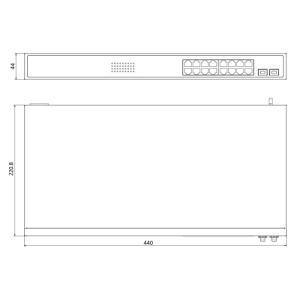 HIKVISION Managed switch DS-3E1518P-SI, 16x PoE & 2x SFP ports, 1000Mbps | Κάμερες Ασφαλείας | elabstore.gr