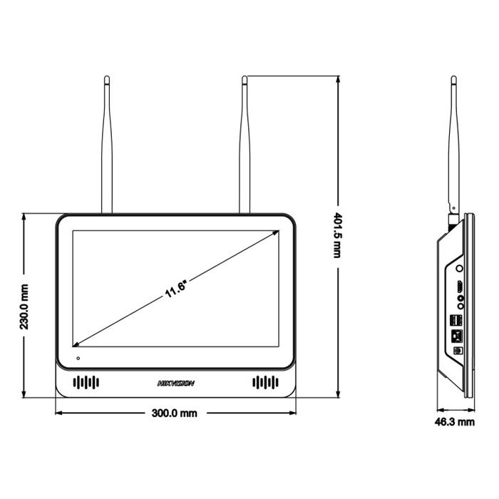 HIKVISION HIWATCH NVR καταγραφικό DS-7604NI-L1/W, Wi-Fi, 4 κανάλια | eLabstore.gr HIKVISION HIWATCH NVR καταγραφικό DS-7604NI-L1/W, Wi-Fi, 4 κανάλια | Κάμερες Ασφαλείας | elabstore.gr