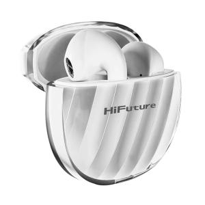 HIFUTURE earphones με θήκη φόρτισης FlyBuds3, True Wireless, λευκά | Αξεσουάρ κινητών | elabstore.gr