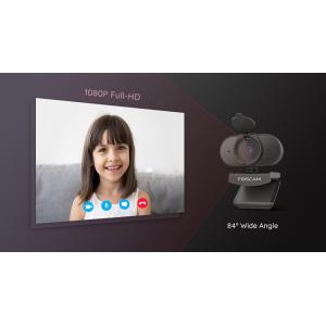 FOSCAM web κάμερα W25, USB, 2MP, Full HD, mic, 84° γωνία θέασης, μαύρη | Συνοδευτικά PC | elabstore.gr