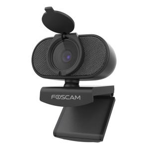 FOSCAM web κάμερα W25, USB, 2MP, Full HD, mic, 84° γωνία θέασης, μαύρη | Συνοδευτικά PC | elabstore.gr