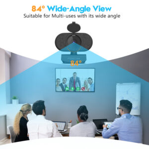 FOSCAM web κάμερα W41, USB, 4MP, 2K, μικρόφωνο, 84° γωνία θέασης, μαύρη | Συνοδευτικά PC | elabstore.gr