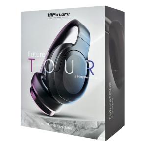 HIFUTURE headphones FutureTour, wireless & wired, Bluetooth, ANC, μαύρα | eLabstore.gr