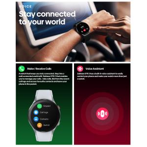ZEBLAZE smartwatch GTR 3, 1.32", IP68, heart rate, ηχείο & mic, μαύρο | Mobile Συσκευές | elabstore.gr