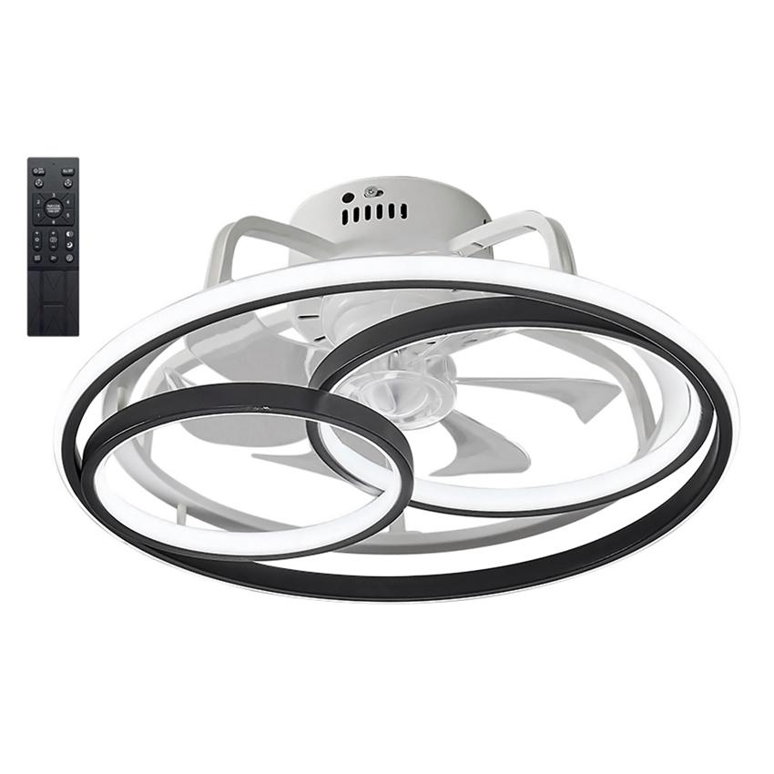 POWERTECH ανεμιστήρας οροφής HLL-0108 με LED φως, 50W, Φ50x21cm, μαύρος | eLabstore.gr POWERTECH ανεμιστήρας οροφής HLL-0108 με LED φως, 50W, Φ50x21cm, μαύρος | Φωτισμός | elabstore.gr