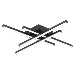 POWERTECH LED φωτιστικό οροφής HLL-0111, 50W, 4500K, 9x60x60cm, μαύρο | Φωτισμός | elabstore.gr