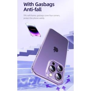 USAMS θήκη Crystal για iPhone 14 Pro, διάφανη | Αξεσουάρ κινητών | elabstore.gr