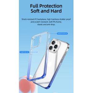 USAMS θήκη Binz για iPhone 14 Pro Max, μαύρη & διάφανη | Αξεσουάρ κινητών | elabstore.gr