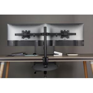 BRATECK βάση γραφείου LDT57-C02 για 2 οθόνες 17"-32", έως 9kg ανά οθόνη | Εικόνα & Ήχος | elabstore.gr
