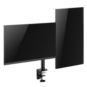 BRATECK βάση γραφείου LDT57-C02 για 2 οθόνες 17"-32", έως 9kg ανά οθόνη | Εικόνα & Ήχος | elabstore.gr