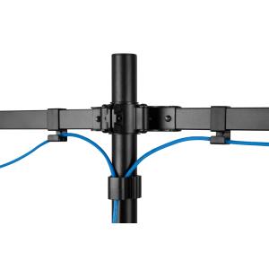 BRATECK βάση γραφείου LDT57-C02 για 2 οθόνες 17"-32", έως 9kg ανά οθόνη | Εικόνα & Ήχος | elabstore.gr