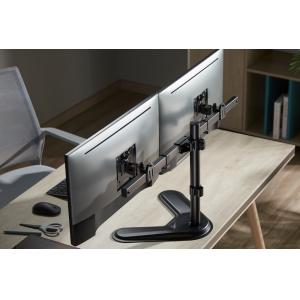 BRATECK βάση γραφείου LDT57-T02 για 2 οθόνες 17"-32", έως 9kg ανά οθόνη | Εικόνα & Ήχος | elabstore.gr