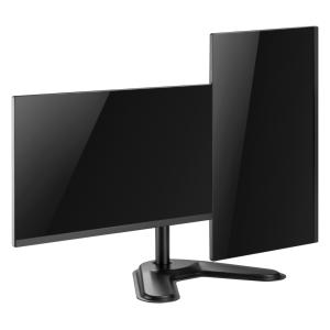 BRATECK βάση γραφείου LDT57-T02 για 2 οθόνες 17"-32", έως 9kg ανά οθόνη | Εικόνα & Ήχος | elabstore.gr