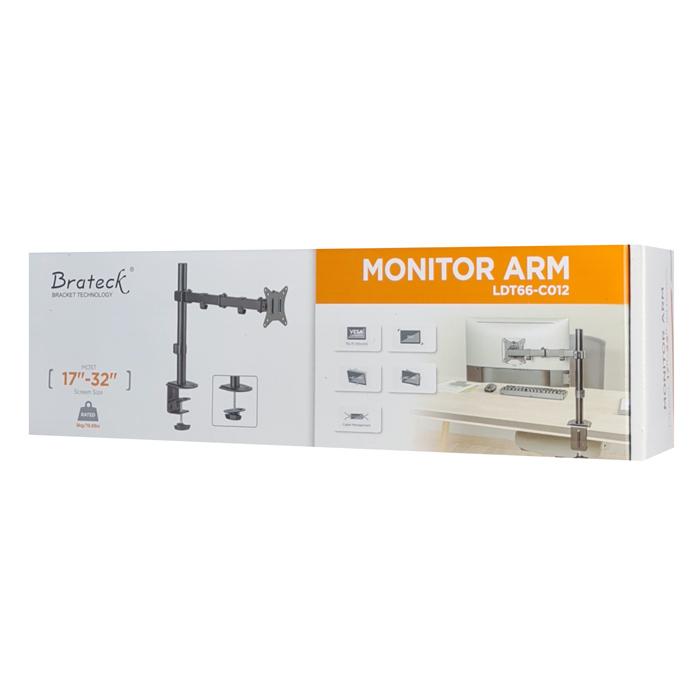 BRATECK βάση γραφείου LDT66-C012 για οθόνη 17"-32", έως 9kg | eLabstore.gr BRATECK βάση γραφείου LDT66-C012 για οθόνη 17"-32", έως 9kg | Εικόνα & Ήχος | elabstore.gr