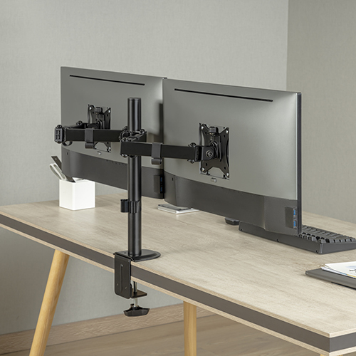 BRATECK βάση γραφείου LDT66-C024 για 2 οθόνες 17"-32", έως 9kg ανά οθόνη | eLabstore.gr BRATECK βάση γραφείου LDT66-C024 για 2 οθόνες 17"-32", έως 9kg ανά οθόνη | Εικόνα & Ήχος | elabstore.gr