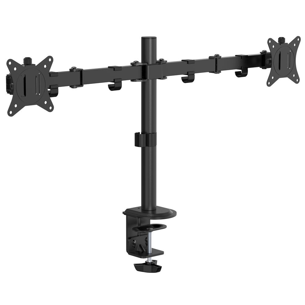 BRATECK βάση γραφείου LDT66-C024 για 2 οθόνες 17"-32", έως 9kg ανά οθόνη | eLabstore.gr BRATECK βάση γραφείου LDT66-C024 για 2 οθόνες 17"-32", έως 9kg ανά οθόνη | Εικόνα & Ήχος | elabstore.gr