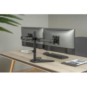 BRATECK βάση γραφείου LDT66-T024 για 2 οθόνες 17"-32", έως 9kg ανά οθόνη | Εικόνα & Ήχος | elabstore.gr