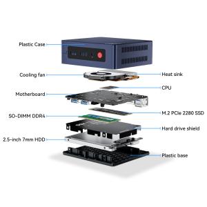 BEELINK mini PC MINI S12, Intel CPU N95, 8GB, 256GB SSD, Windows 11 Pro | eLabstore.gr BEELINK mini PC MINI S12, Intel CPU N95, 8GB, 256GB SSD, Windows 11 Pro | PC & Αναβάθμιση | elabstore.gr