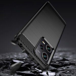 POWERTECH θήκη Carbon MOB-1847 για Xiaomi Note 12 Pro/Poco X5 Pro, μαύρη | Αξεσουάρ κινητών | elabstore.gr