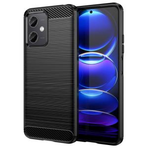 POWERTECH θήκη Carbon MOB-1848 για Xiaomi Note 12 5G/Poco X5, μαύρη | Αξεσουάρ κινητών | elabstore.gr