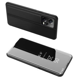 POWERTECH θήκη Clear view MOB-1855 για Xiaomi Redmi Note 12 Pro+, μαύρη | Αξεσουάρ κινητών | elabstore.gr