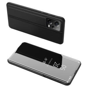 POWERTECH θήκη Clear view MOB-1857 Xiaomi Note 12 Pro/Poco X5 Pro, μαύρη | Αξεσουάρ κινητών | elabstore.gr