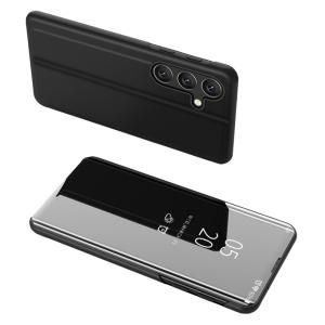 POWERTECH θήκη Clear view MOB-1863 για Samsung Galaxy A24, μαύρη | Αξεσουάρ κινητών | elabstore.gr