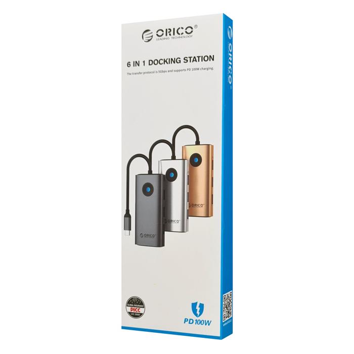 ORICO docking station PW11-6PR, 3x USB/USB-C/HDMI/RJ45, 4K, 100W, γκρι | eLabstore.gr ORICO docking station PW11-6PR, 3x USB/USB-C/HDMI/RJ45, 4K, 100W, γκρι | Συνοδευτικά PC | elabstore.gr