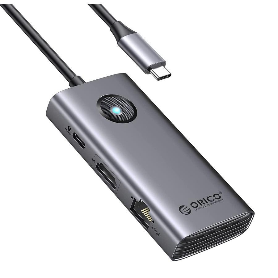 ORICO docking station PW11-6PR, 3x USB/USB-C/HDMI/RJ45, 4K, 100W, γκρι | eLabstore.gr ORICO docking station PW11-6PR, 3x USB/USB-C/HDMI/RJ45, 4K, 100W, γκρι | Συνοδευτικά PC | elabstore.gr