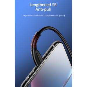 USAMS καλώδιο Lightning σε USB US-SJ364, 2A, 1m, μαύρο | Καλώδια - Αντάπτορες | elabstore.gr