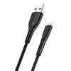 USAMS καλώδιο Lightning σε USB US-SJ364, 2A, 1m, μαύρο | Καλώδια - Αντάπτορες | elabstore.gr