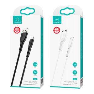 USAMS καλώδιο USB-C σε USB US-SJ366, 2A, 1m, λευκό | Καλώδια - Αντάπτορες | elabstore.gr