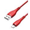 USAMS καλώδιο Lightning σε USB US-SJ371, 2A, 1m, κόκκινο | Καλώδια - Αντάπτορες | elabstore.gr