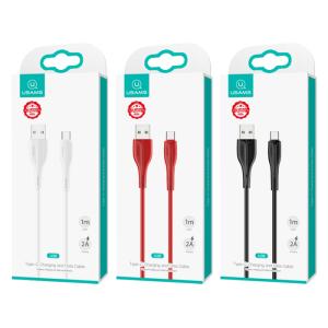USAMS καλώδιο USB-C σε USB US-SJ372, 2A, 1m, λευκό | Καλώδια - Αντάπτορες | elabstore.gr