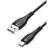 USAMS καλώδιο Micro USB σε USB US-SJ373, 2A, 1m, μαύρο | eLabstore.gr USAMS καλώδιο Micro USB σε USB US-SJ373, 2A, 1m, μαύρο | Καλώδια - Αντάπτορες | elabstore.gr