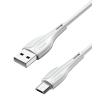 USAMS καλώδιο Micro USB σε USB US-SJ373, 2A, 1m, λευκό | Καλώδια - Αντάπτορες | elabstore.gr