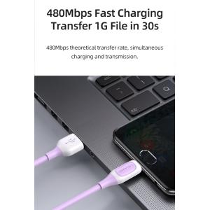 USAMS καλώδιο Lightning σε USB US-SJ595, 2.4A, 1m, μαύρο | eLabstore.gr USAMS καλώδιο Lightning σε USB US-SJ595, 2.4A, 1m, μαύρο | Καλώδια - Αντάπτορες | elabstore.gr