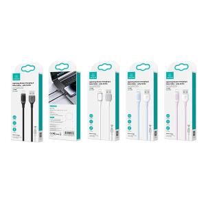USAMS καλώδιο Lightning σε USB US-SJ595, 2.4A, 1m, μαύρο | eLabstore.gr USAMS καλώδιο Lightning σε USB US-SJ595, 2.4A, 1m, μαύρο | Καλώδια - Αντάπτορες | elabstore.gr